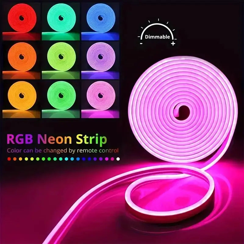 Neon LED Strip Lights USB Powered