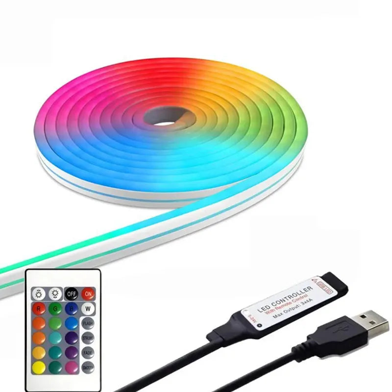 Neon LED Strip Lights USB Powered